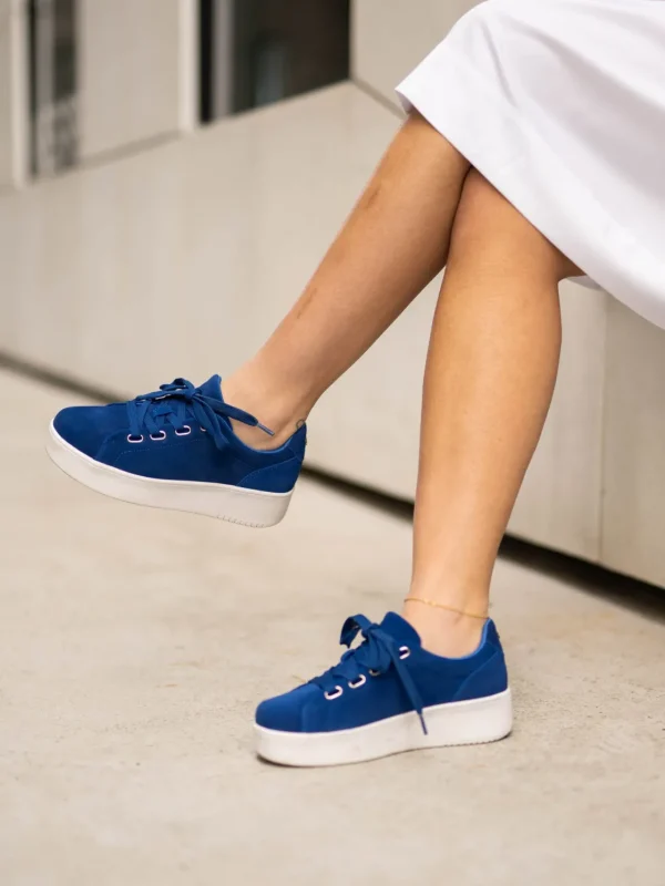 Roberto Rosso Sneakers>Avanti Blue Suede