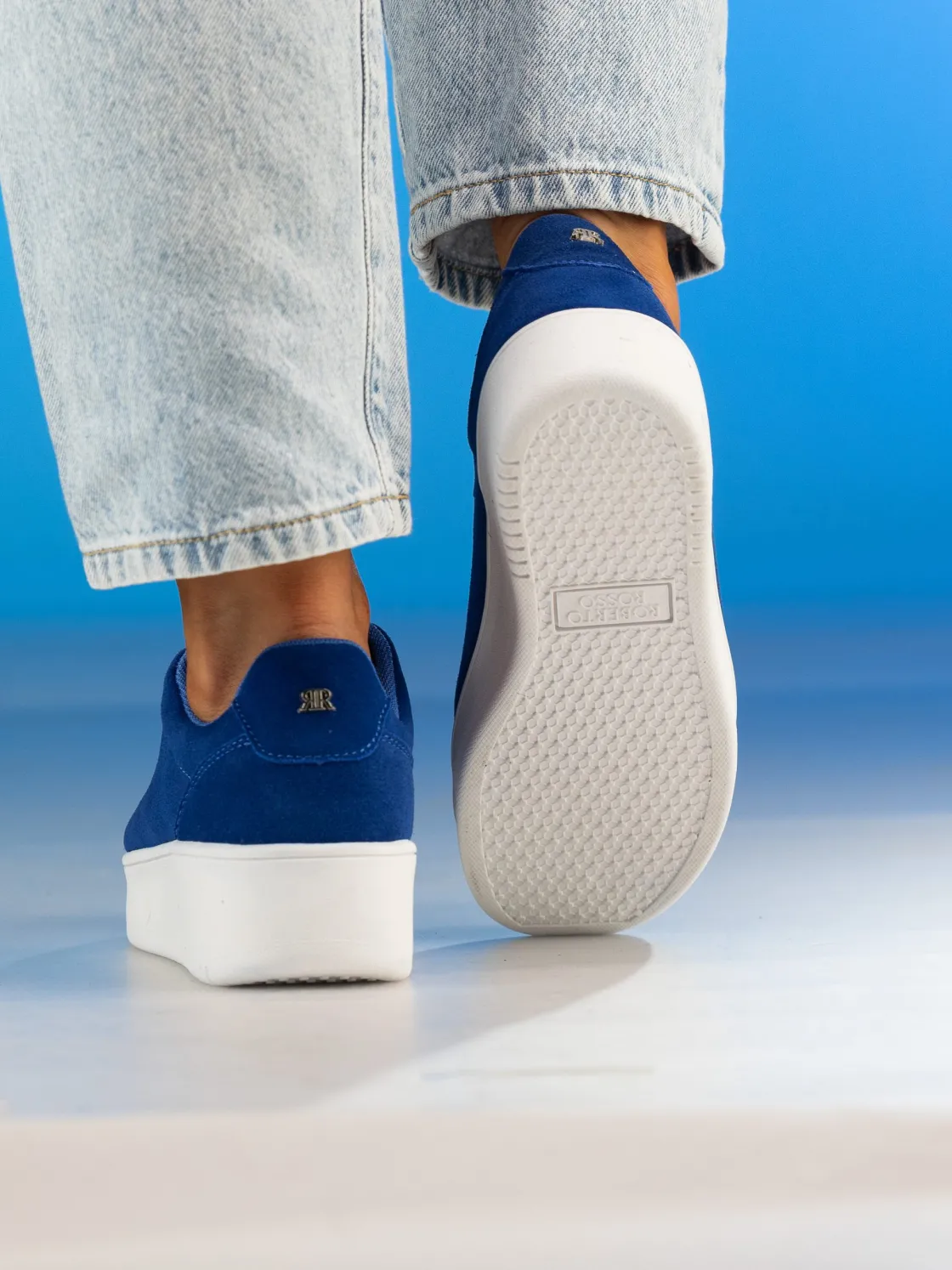 avanti_blue_suede_3.webp Roberto Rosso Sneakers>Avanti Blue Suede