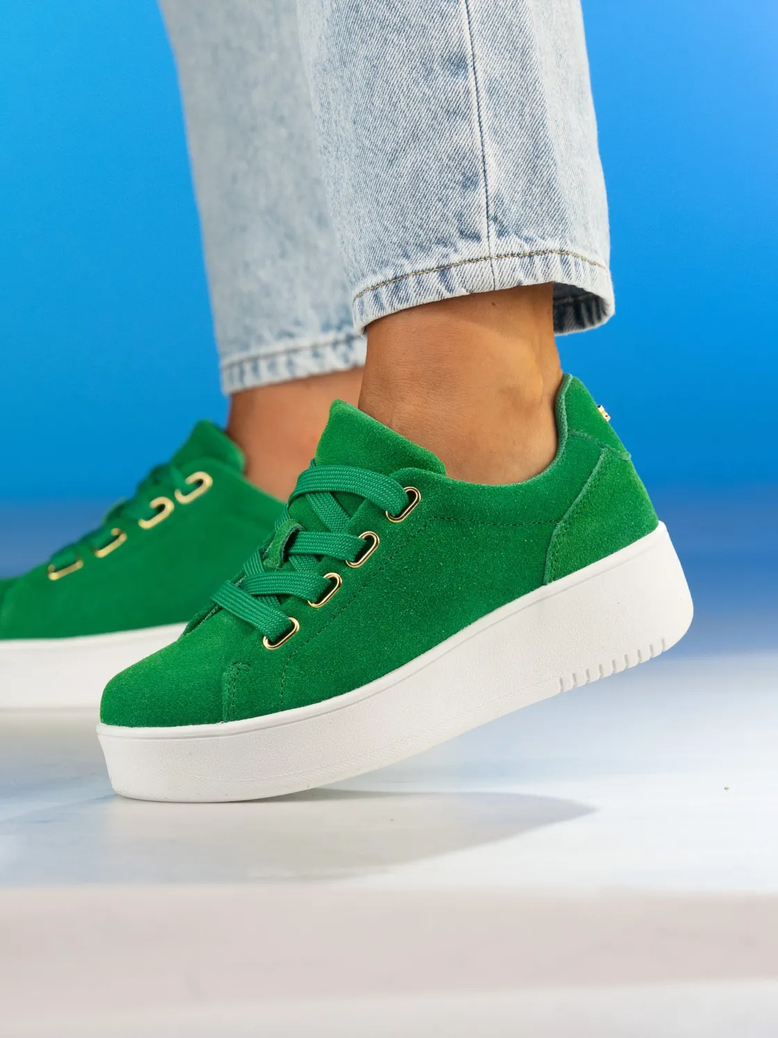 avanti_green_suede_1.webp Roberto Rosso Sneakers>Avanti Green Suede