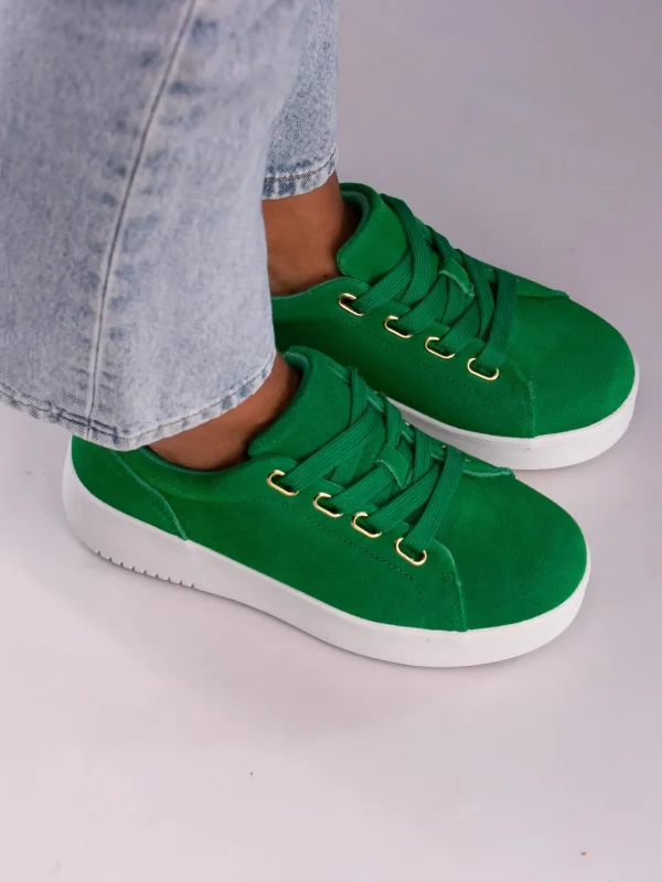 Roberto Rosso Sneakers>Avanti Green Suede