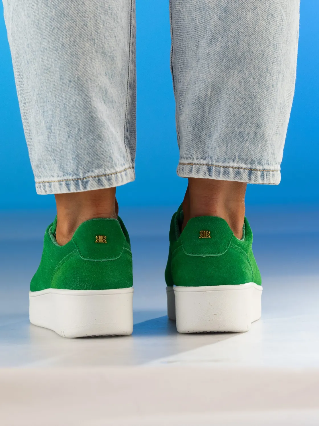 avanti_green_suede_6.webp Roberto Rosso Sneakers>Avanti Green Suede