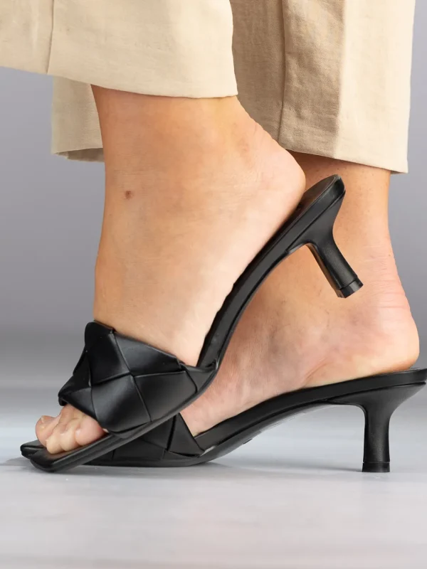 Roberto Rosso Sandaler | Pensko>Banche Black Mules