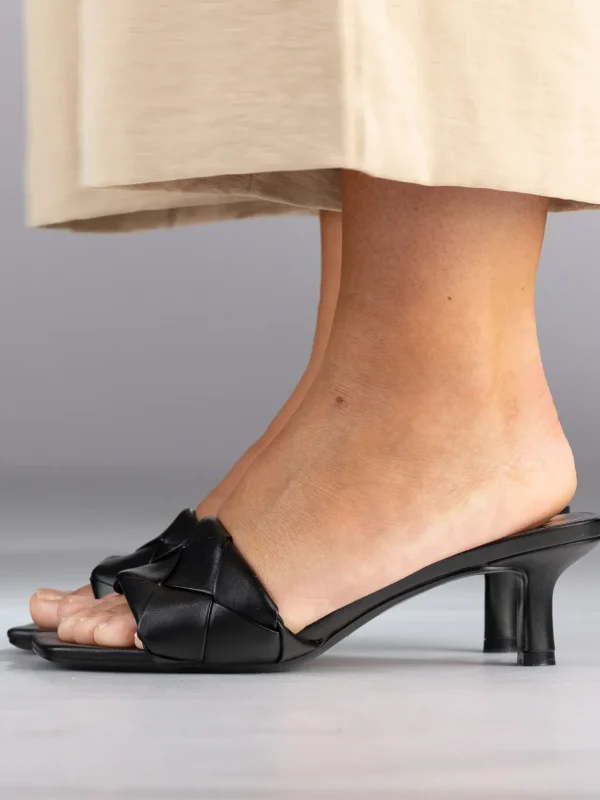 Roberto Rosso Sandaler | Pensko>Banche Black Mules
