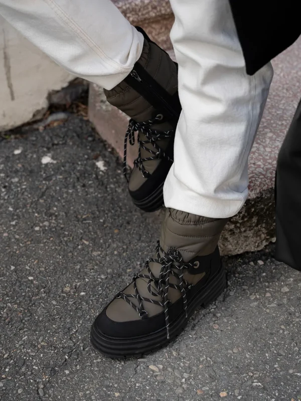 Roberto Rosso Vintersko | Skoletter Og Boots>Belvedere Water Resistant Green