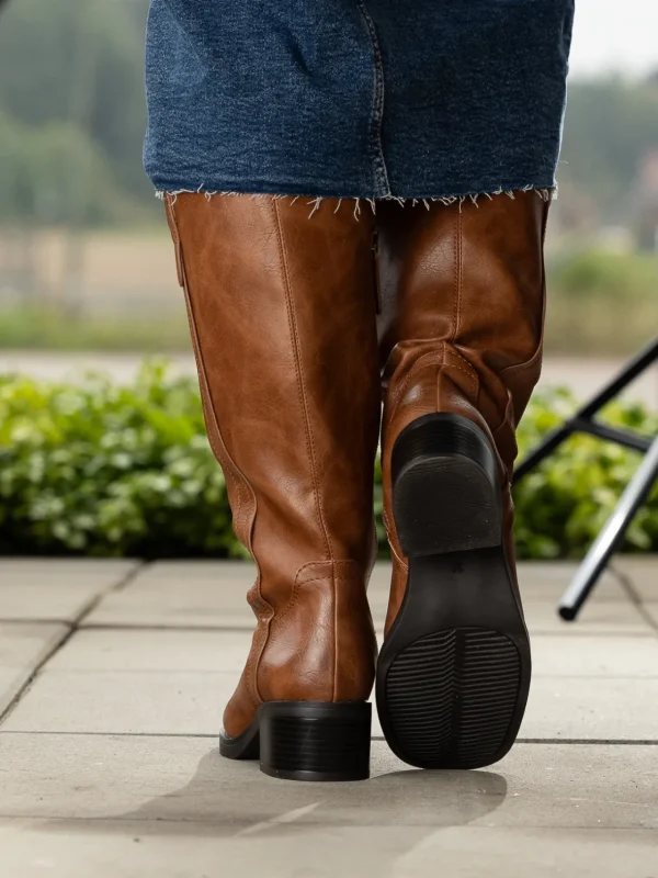 Roberto Rosso Skoletter Og Boots>Camperos High Plain Cognac