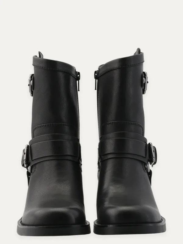 Roberto Rosso Skoletter Og Boots>Camperos Low Bikerboot Black