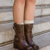 Roberto Rosso Skoletter Og Boots>Camperos Low Bikerboot Brown