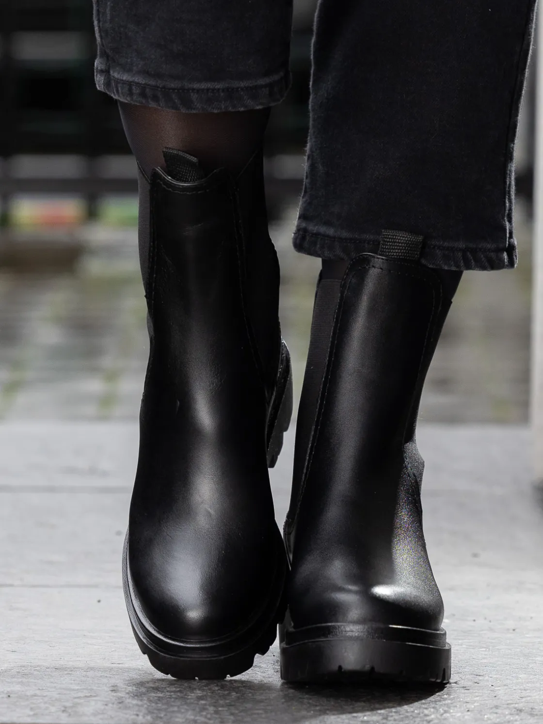 castro_leather_chelsea_bl_2.webp Roberto Rosso Skoletter Og Boots>Castro Leather Chelsea Black