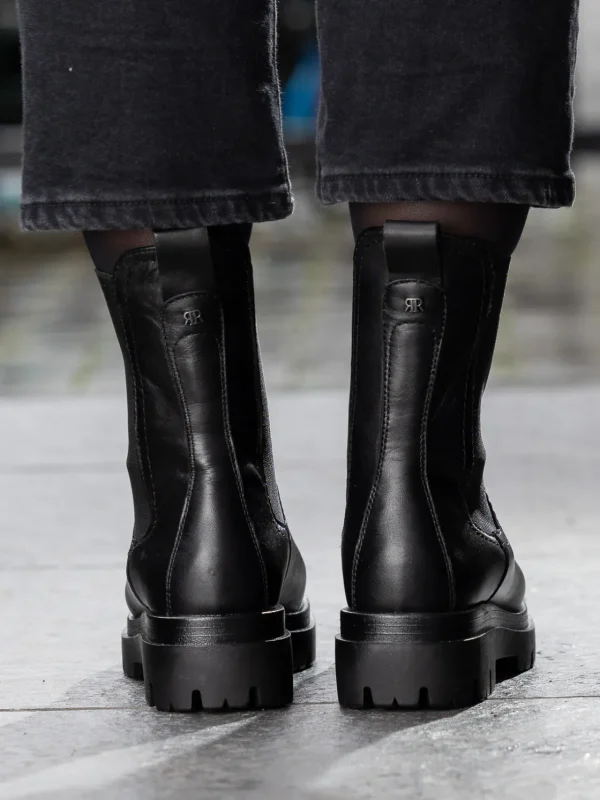 Roberto Rosso Skoletter Og Boots>Castro Leather Chelsea Black