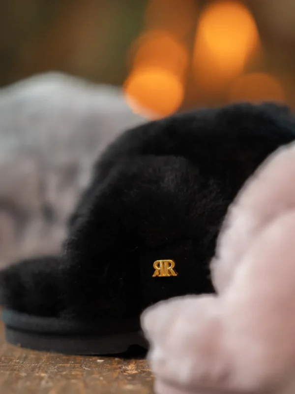 Roberto Rosso Tøfler>Crossy Sheepskin Black