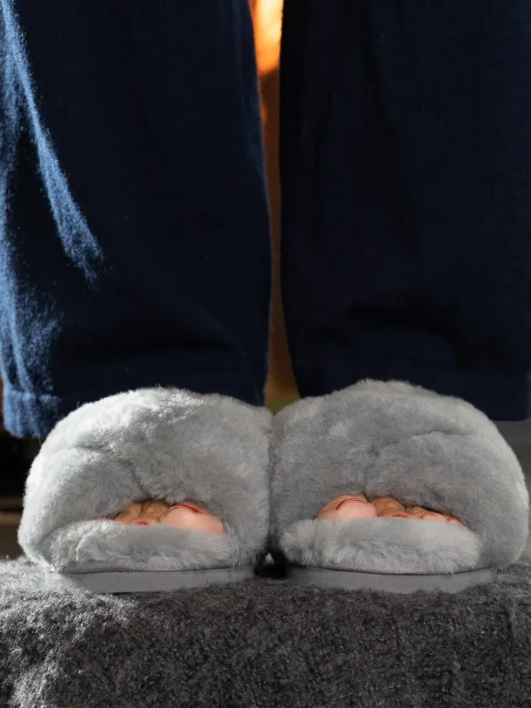 Roberto Rosso Tøfler>Crossy Sheepskin Grey