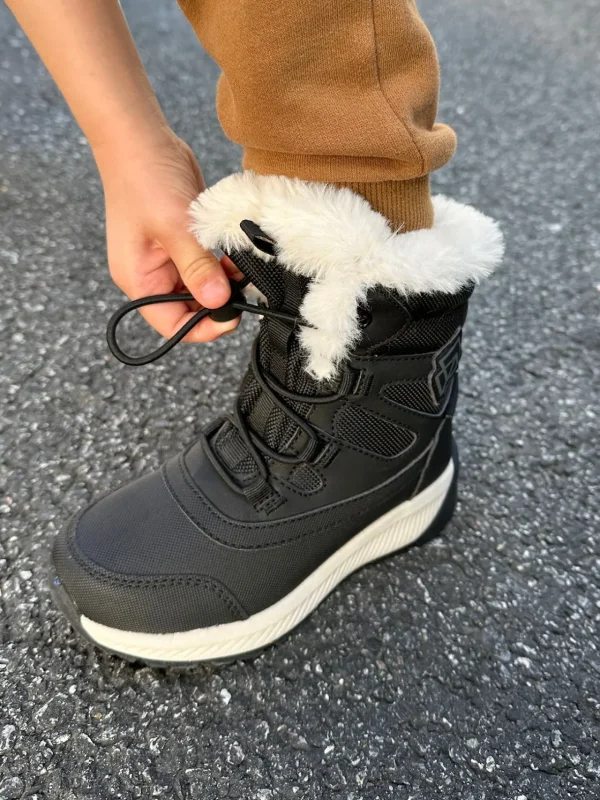 Ergobio Vintersko>– Pilki Waterproof Black