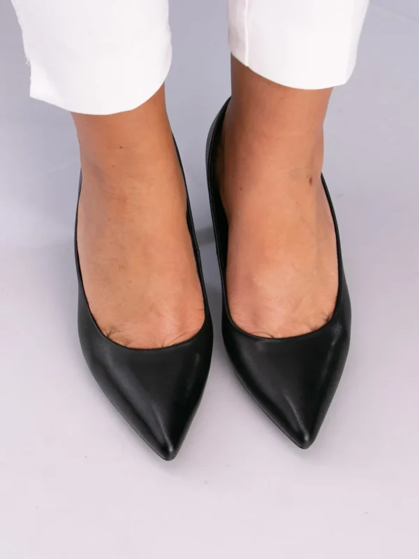 Roberto Rosso Pensko>Falerone Classic Leather Black Pumps