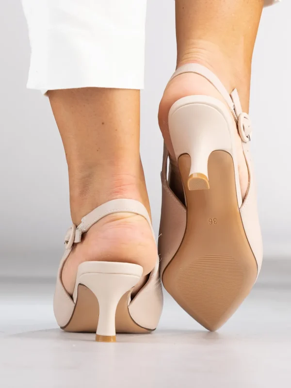 Roberto Rosso Pensko>Falerone Slingback Heel Nude