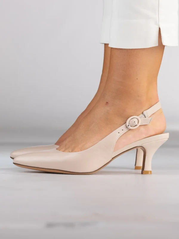 Roberto Rosso Pensko>Falerone Slingback Heel Nude