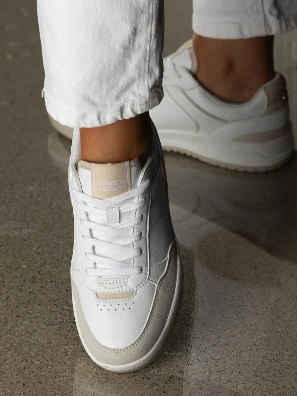 Roberto Rosso Sneakers>Ginna Sand White