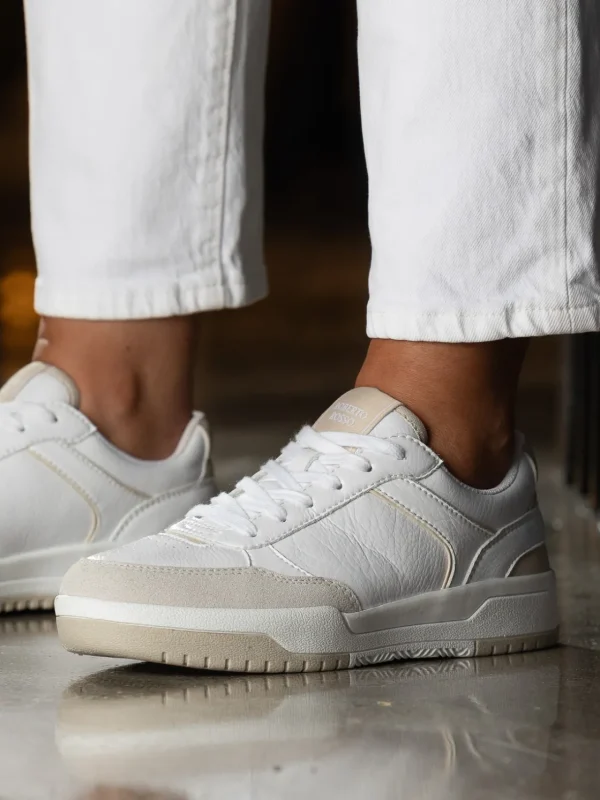 Roberto Rosso Sneakers>Ginna Sand White