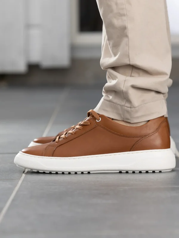 Gregers Sneakers>– Avenue Light Leather Cognac