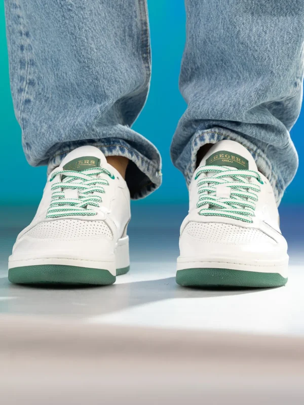 Gregers Sneakers>– Clay Leather White Green