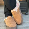 Gregers Tøfler>– Mantel Sheepskin Slipper Tan