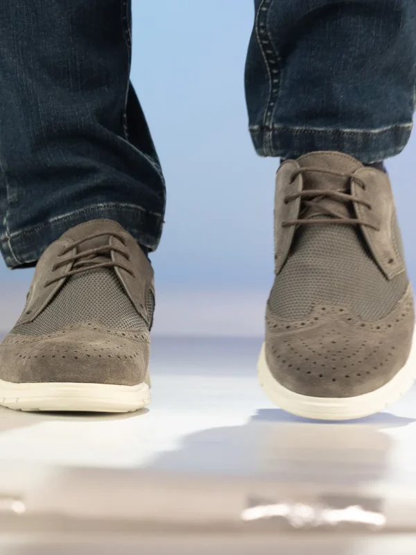 Gregers Pensko>– Sport Brogue Grey Mesh