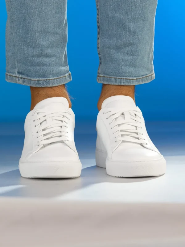 Gregers Sneakers>– Street Leather White