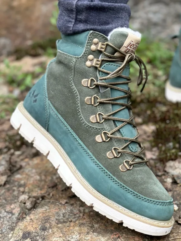 Jean Paul Vintersko>– Col Agnel Leather Green