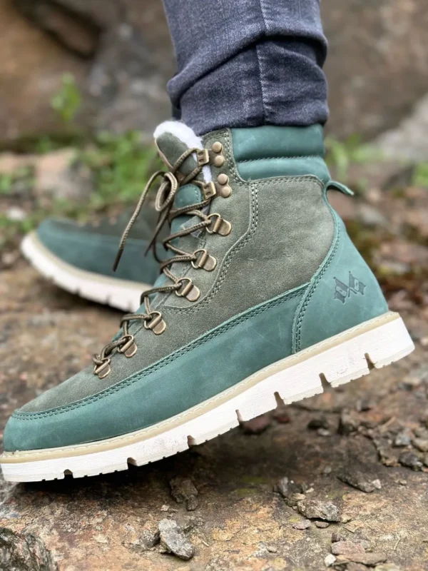Jean Paul Vintersko>– Col Agnel Leather Green