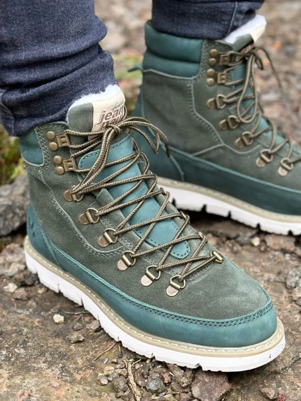 Jean Paul Vintersko>– Col Agnel Leather Green