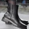 Jean Paul Skoletter Og Boots>– Cosson Leather Black