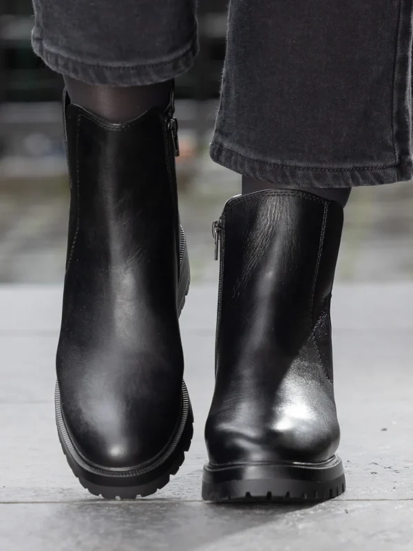 Jean Paul Skoletter Og Boots>– Cosson Leather Black