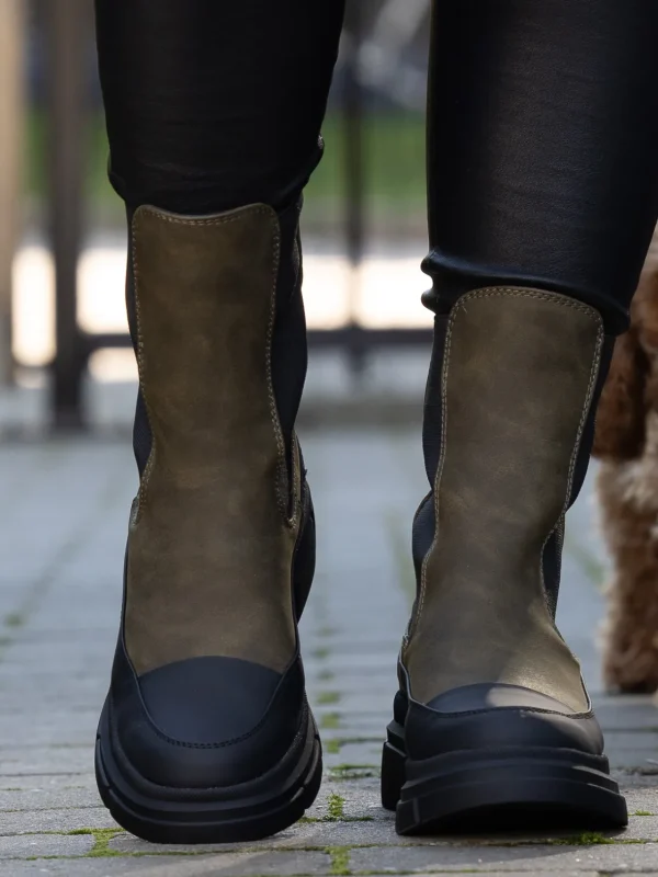 Jean Paul Skoletter Og Boots>– Gravier Green Black