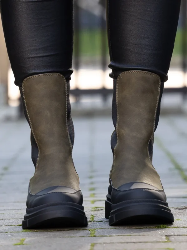 Jean Paul Skoletter Og Boots>– Gravier Green Black