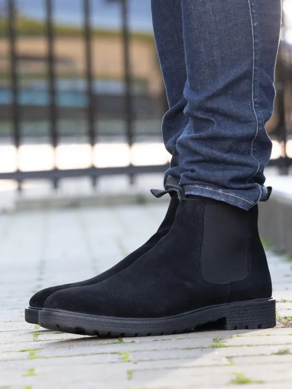 Jean Paul Skoletter Og Boots>– Mondi Suede Black