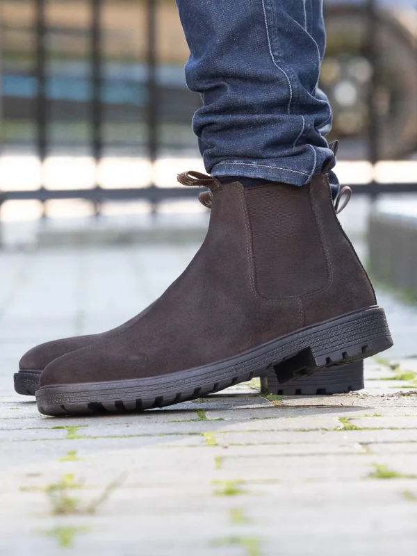 Jean Paul Skoletter Og Boots>– Mondi Suede Brown