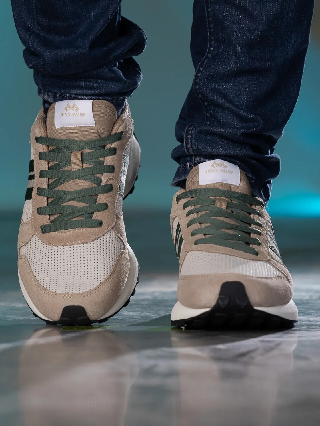 jean_paul__tornade_taupe__2.webp Jean Paul Sneakers>– Tornade Taupe Green
