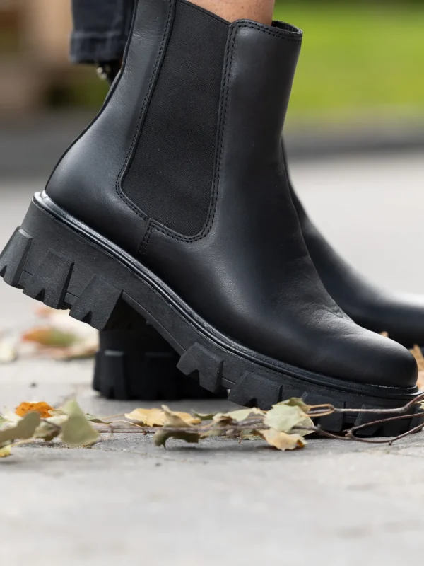 Roberto Rosso Skoletter Og Boots>Leather Combat Chelsea