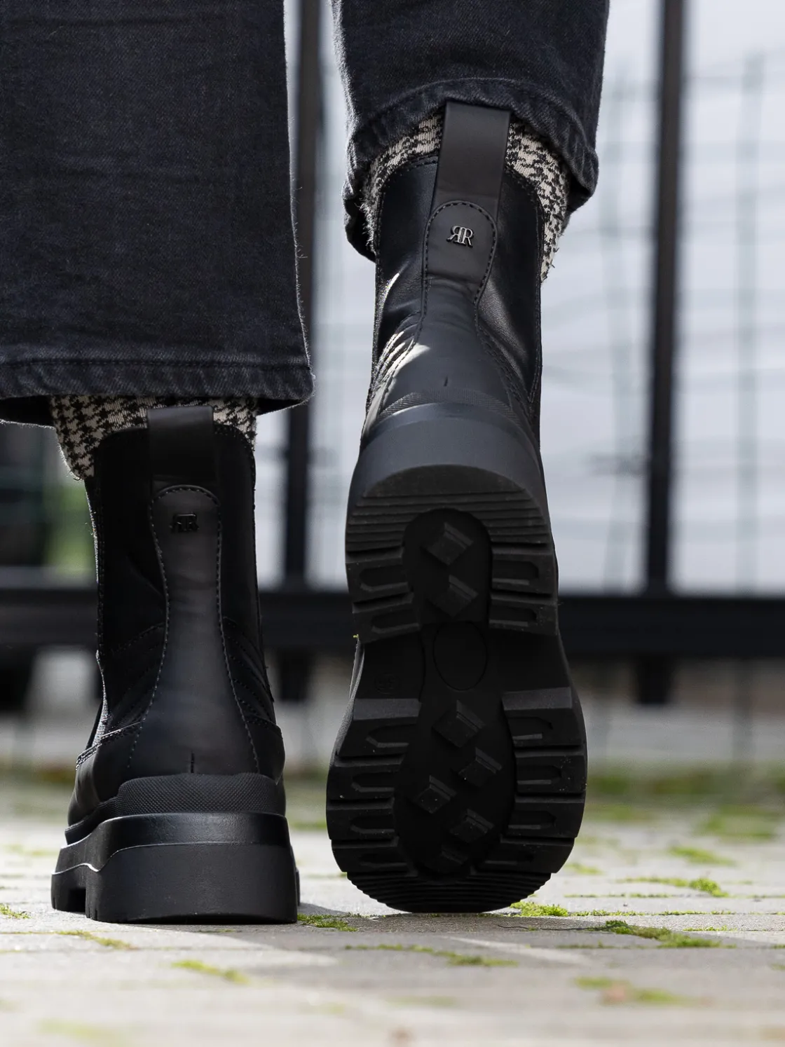 lorena_leather_boot_black_5.webp Roberto Rosso Skoletter Og Boots>Lorena Leather Boot Black
