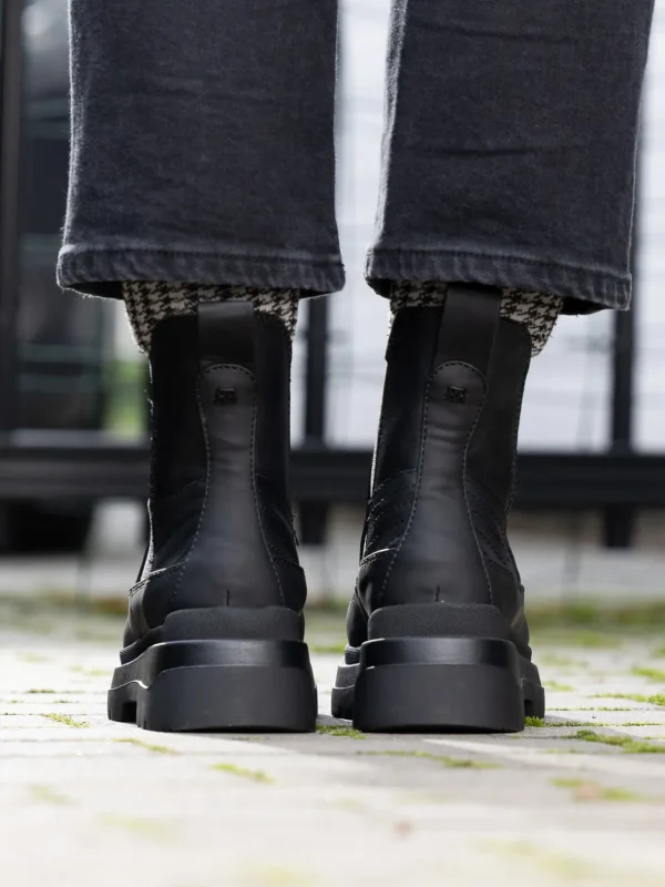 Roberto Rosso Skoletter Og Boots>Lorena Leather Boot Black