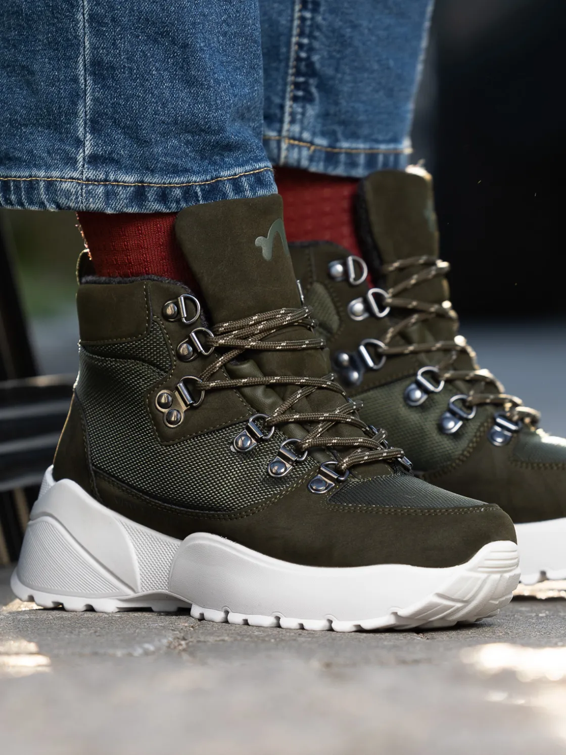 noodles__chunko_hi_green_0.webp Noodles Vintersko | Skoletter Og Boots>– Chunko Hi Green