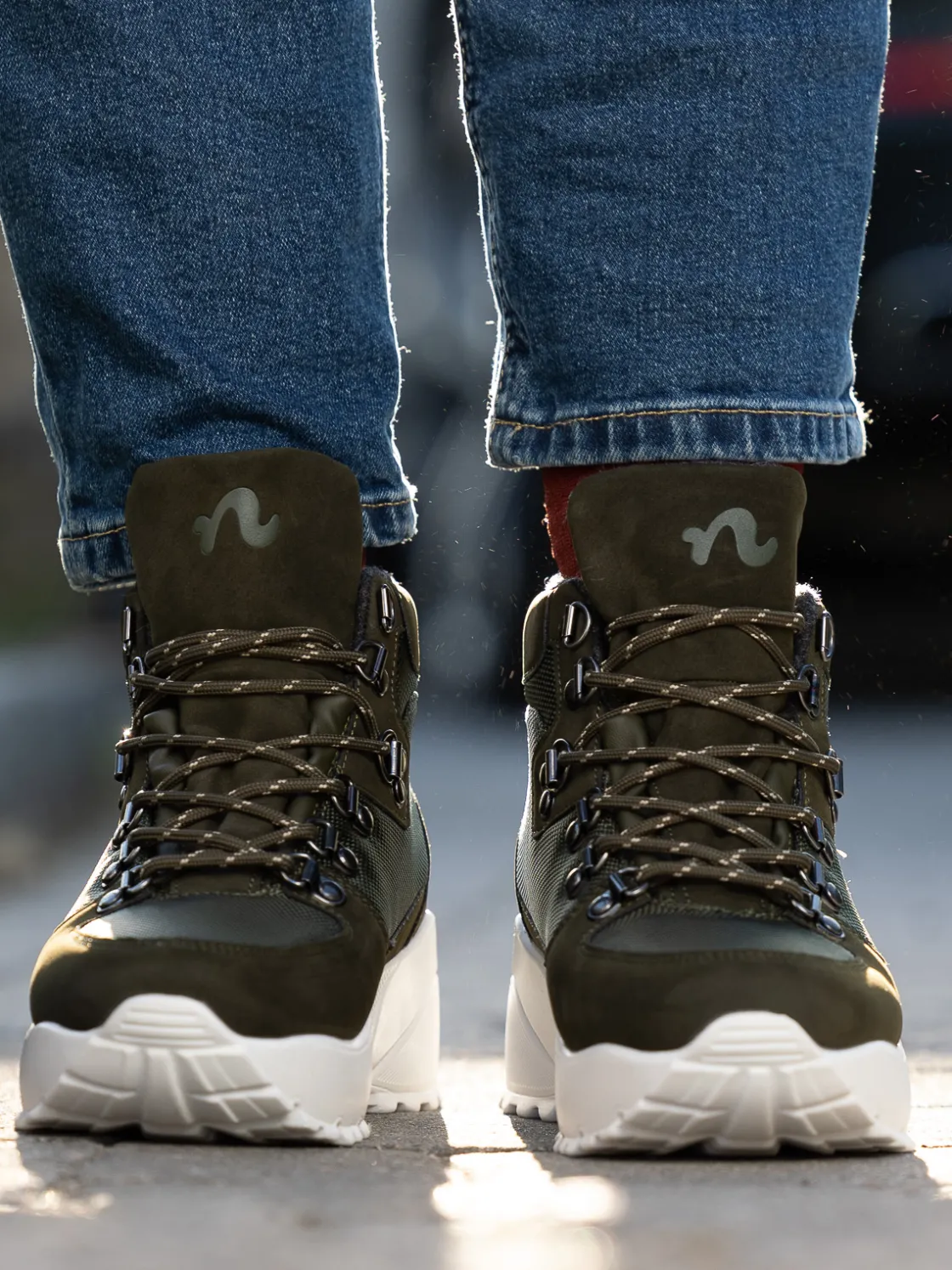noodles__chunko_hi_green_3.webp Noodles Vintersko | Skoletter Og Boots>– Chunko Hi Green