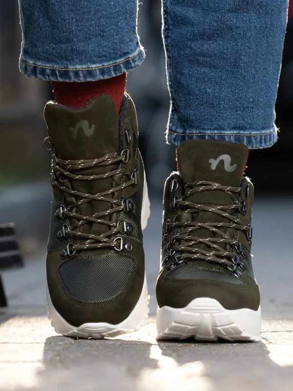 Noodles Vintersko | Skoletter Og Boots>– Chunko Hi Green