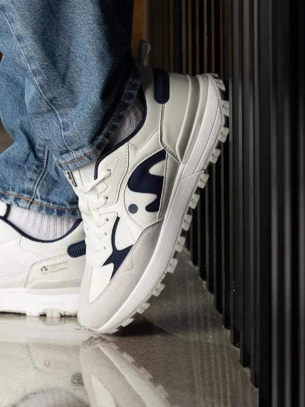 Noodles Sneakers>– Ding M White Navy