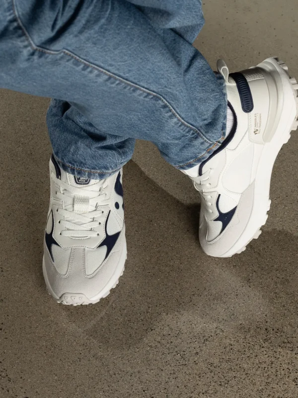 Noodles Sneakers>– Ding M White Navy