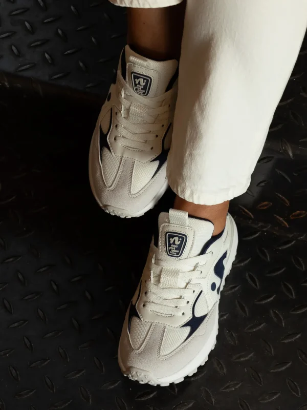 Noodles Sneakers>– Ding W White Navy