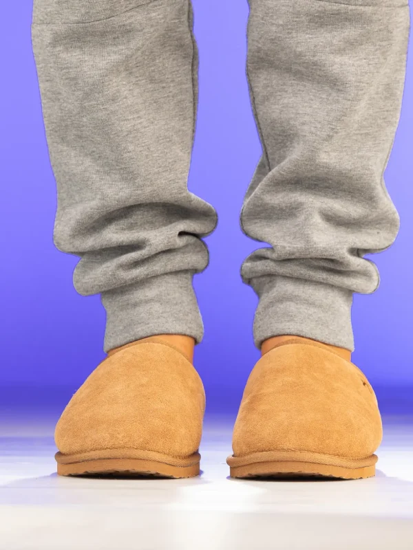 Noodles Tøfler>– Hut Wool Slipper Camel