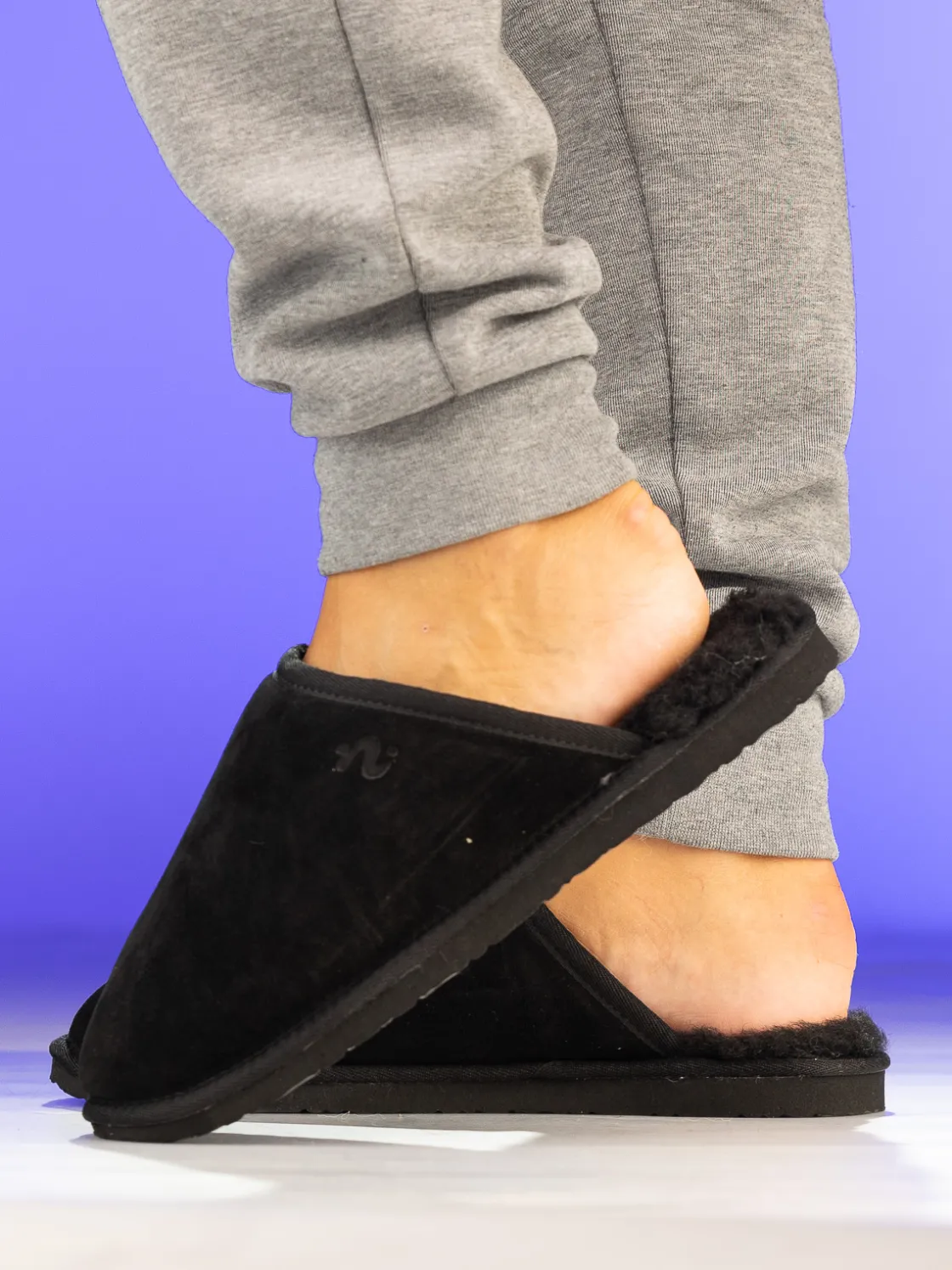 noodles__hut_wool_slipper_4.webp Noodles Tøfler>– Hut Wool Slipper Black