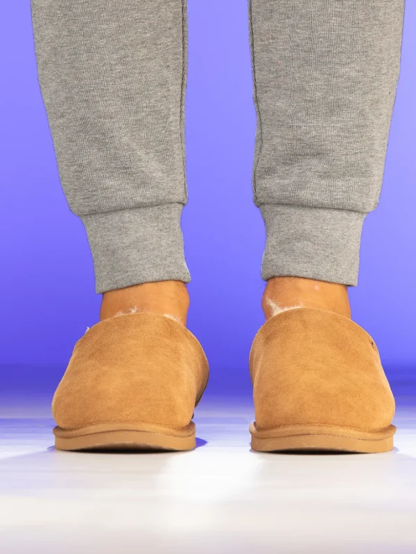 Noodles Tøfler>– Lodge Wool Slipper Camel
