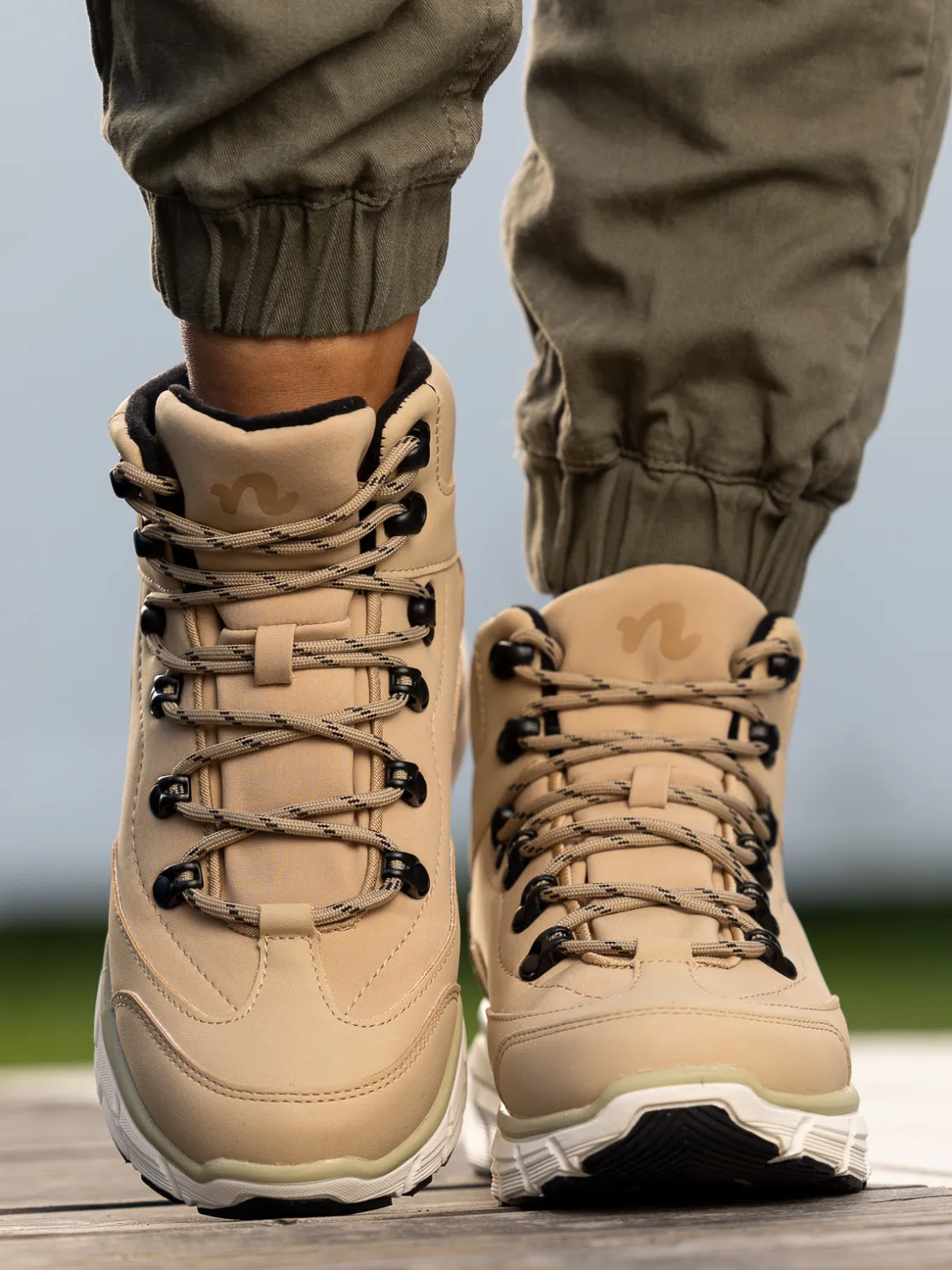 noodles__rangerider_beige_8.webp Noodles Vintersko | Skoletter Og Boots>– Rangerider Sand