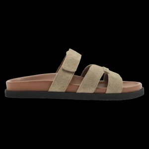 Roberto Rosso Sandaler>Tropea Suede Tan